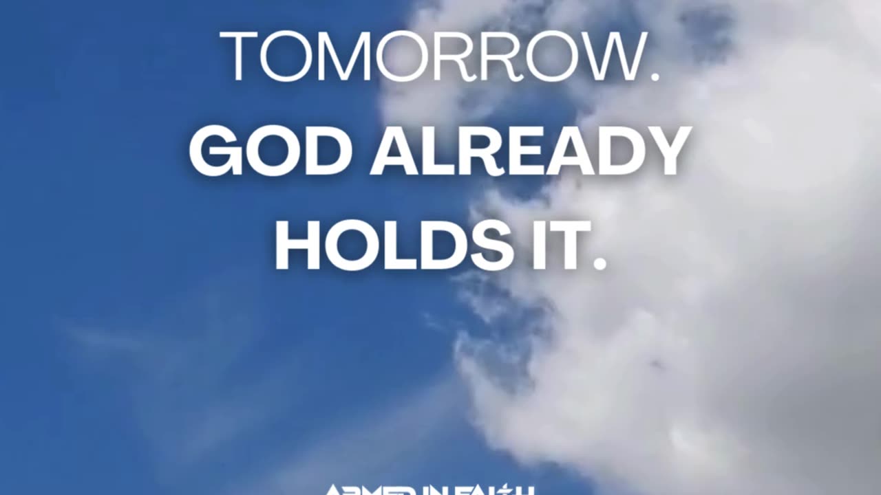 Your future is safe in the hands that hold eternity.