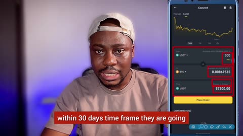 Crypto live trading using Binance App