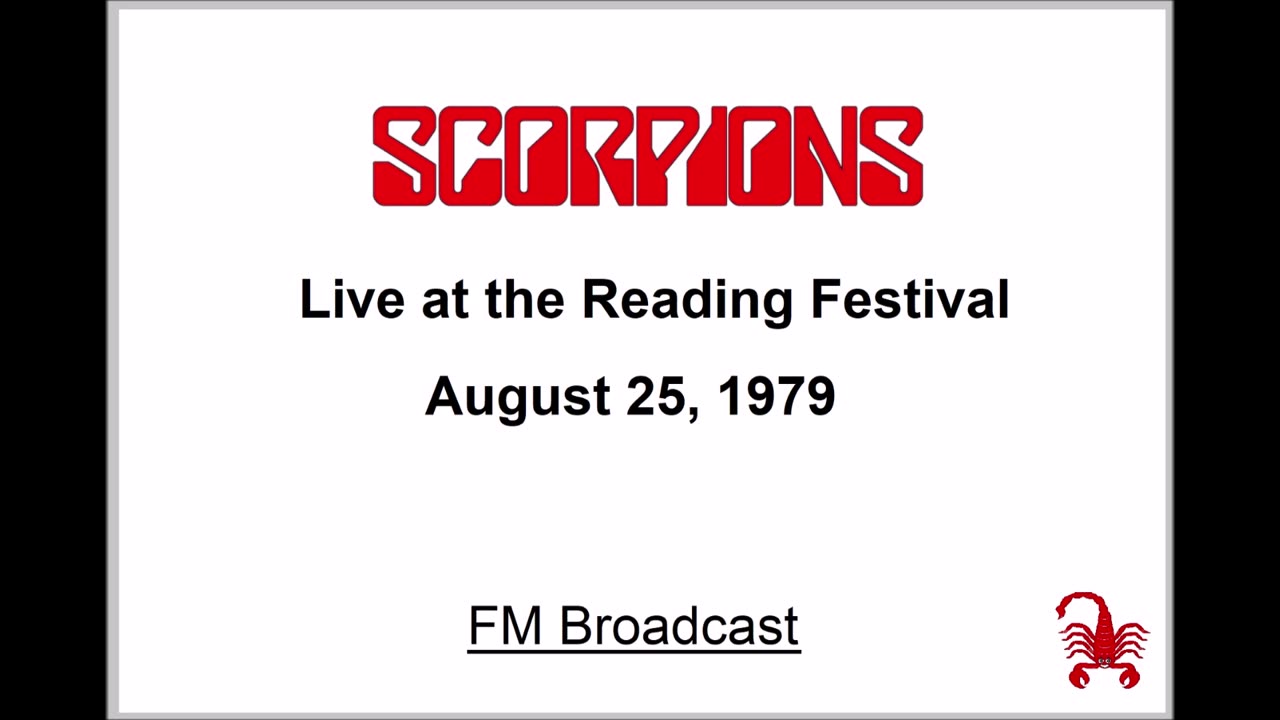 Scorpions - Live in Reading, England 1979 (FM Broadcast)