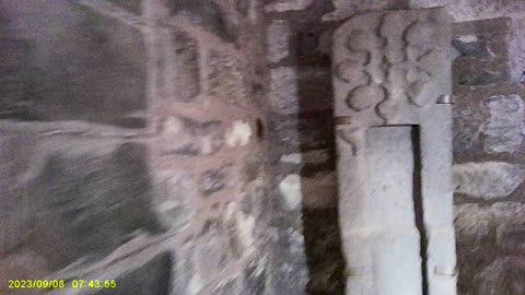 lead barrier in the crypt ,Rosslyn Chapel
