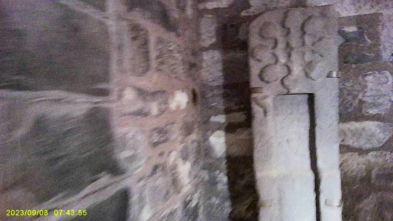 lead barrier in the crypt ,Rosslyn Chapel