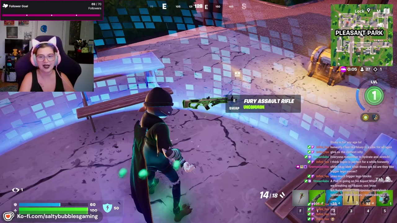 my dog is causing chaos with me in forntite again