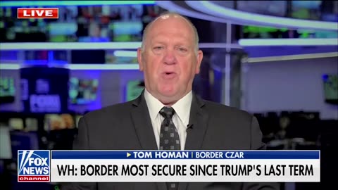 Tom Homan says the Trump Administration has "located over 23,000" unaccompanied children that were lost under Biden
