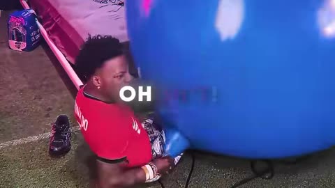iShowSpeed Tries Human Balloon Challenge #ishowspeed #challenge #edit