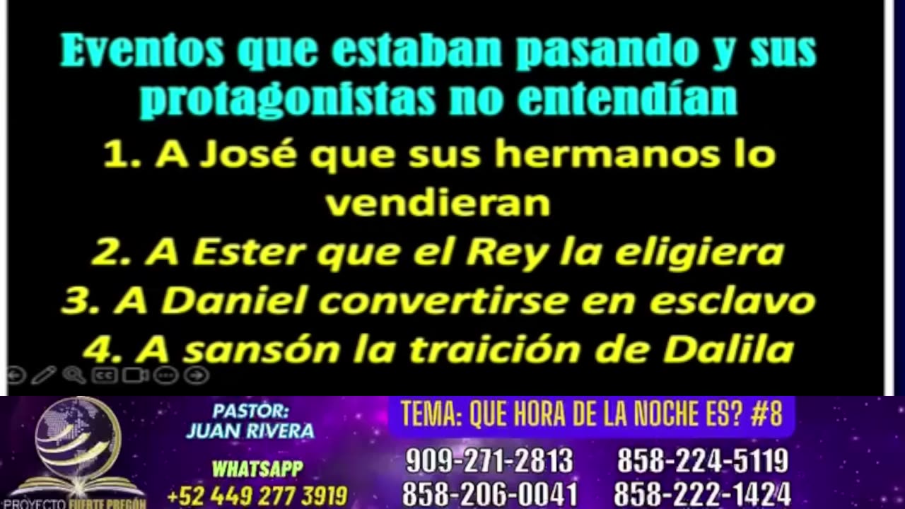 Tema: Que hora de la noche es? parte#8
