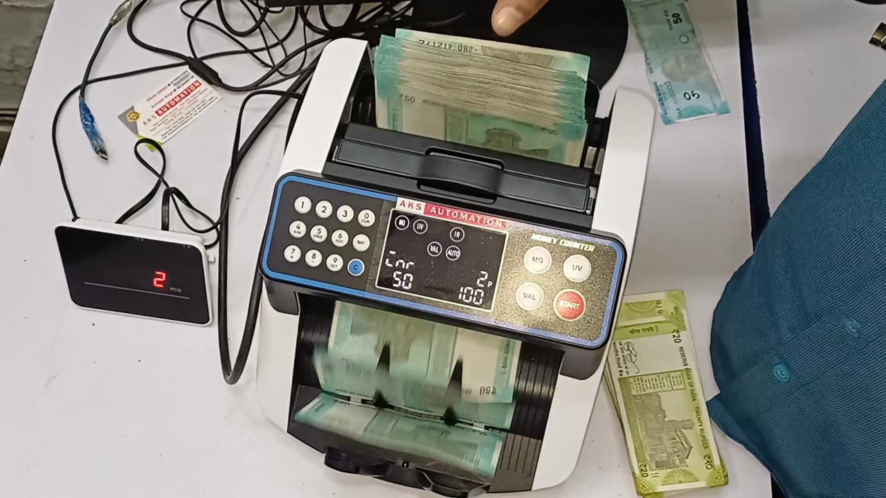 Best Note Counting Machine Supplier’s for Udupi from Delhi – AKS Automation
