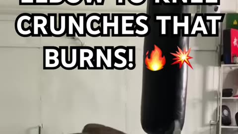 ELBOW TO KNEE CRUNCHES THAT BURNS 🔥💥