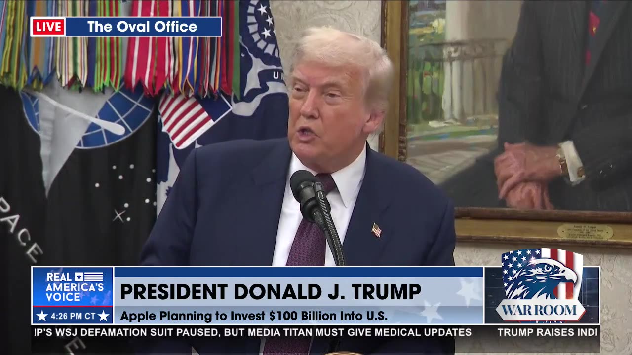 Trump Says U.S.-Made Semiconductors Will Go Untouched But Foreign Ones Hit With 100% Tariff