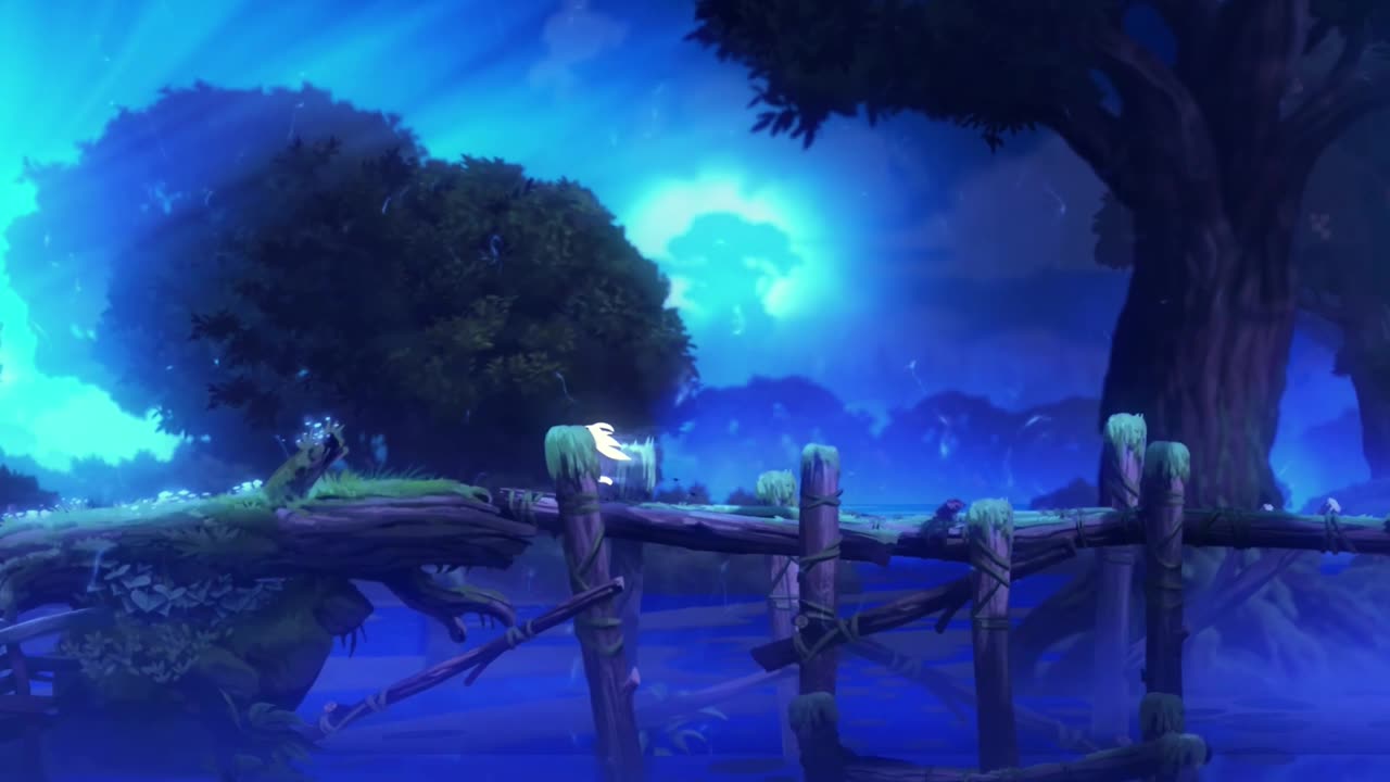 How Ori came to be ( Prologue CutScene ).