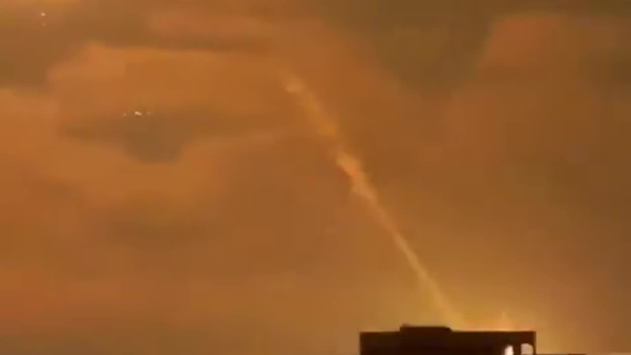 THE MOMENT FATTAH-1 HYPERSONIC MISSILE STRUCK HAIFA