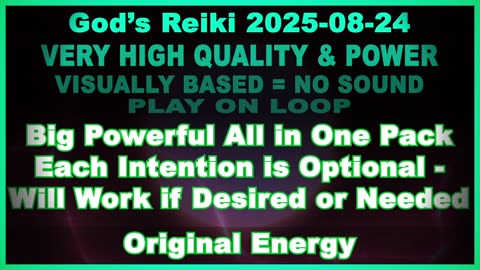 God's Reiki | Big Powerful All in One Pack - 38 Optional Intentions