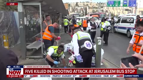5 killed in shooting attack at Jerusalem bus stop