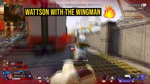 Wattson 1v3 Squad Wipe with Wingman Only | Apex Legends Clutch