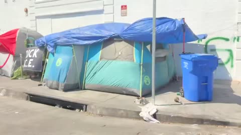 The homeless in LA are now protesting ICE