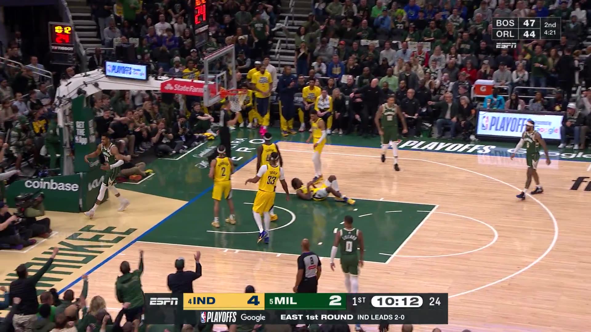 NBA - GIANNIS DOES IT ALL 😤 The stuff on one end. The and-1 on the other.