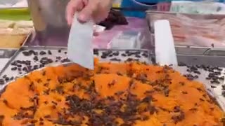 Street food desserts, served in Thailand