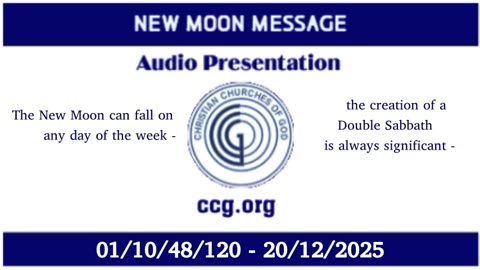 New Moon Message (Audio) for 01/10/48/120 - 20/12/2025