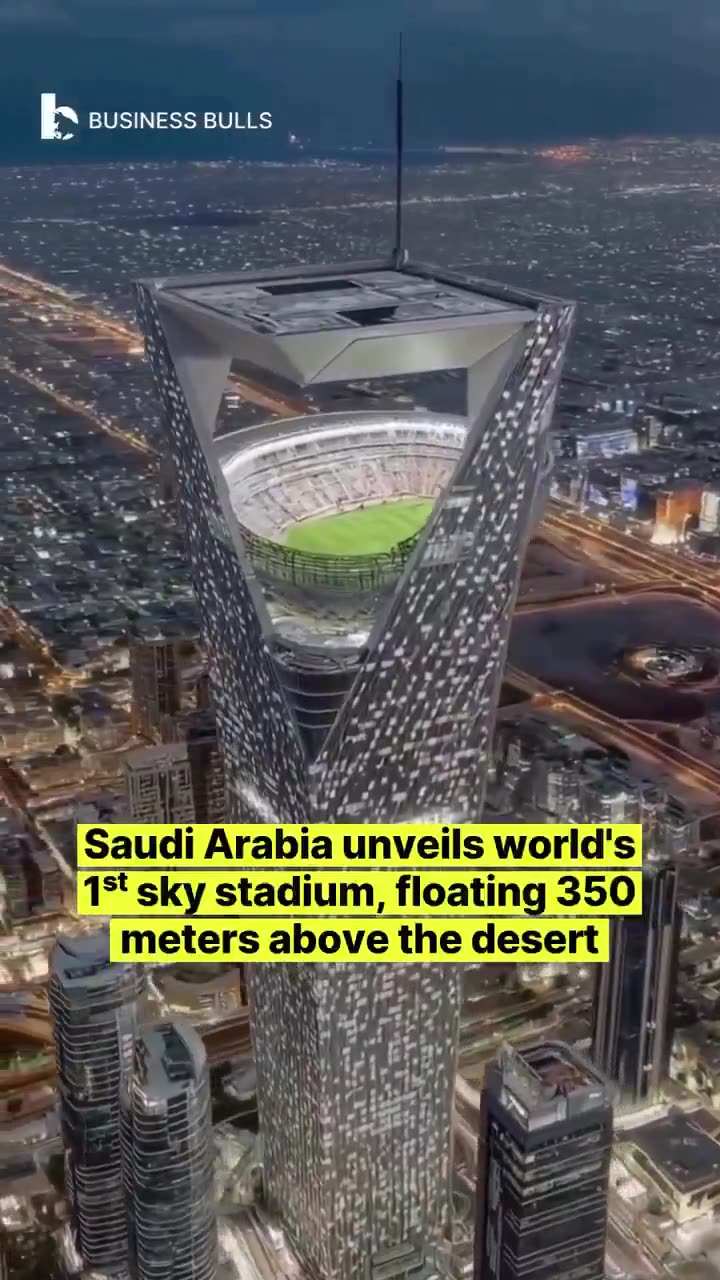 American AF 🇺🇸 - Saudi Arabia has unveiled plans to build the first ever ‘FLOATING staDIUM