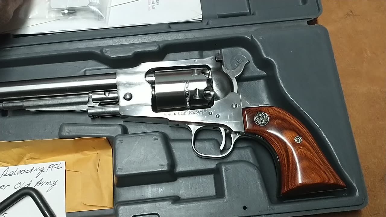 Ruger Old Army Stainless Steel Percussion 45