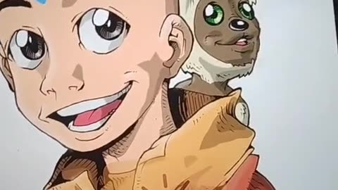 Drawing Aang