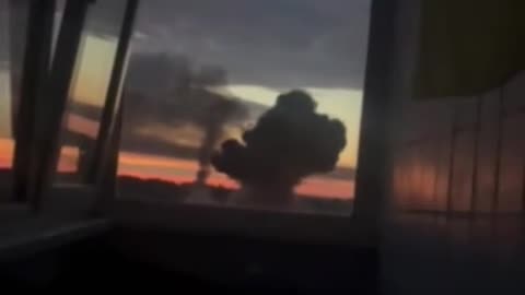 Moment Russian Missile Smashes into Ukrainian City of Chernivtsi