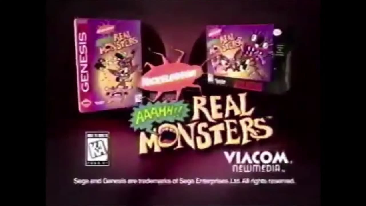 AHHH! Real Monsters SNES AD