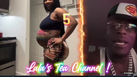 - STORM ; DANCING W| ALL HER GIFTERS NAMES PAINTED ON HER BELLY !