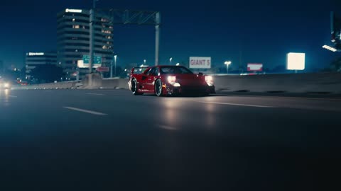 Ferrari F40 Midnight Run _ 4k cinematic