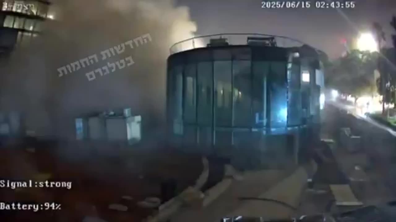 Watch: Iranian Missile Hits Weizmann Institute of Science in Rehovot — Massive Damage!