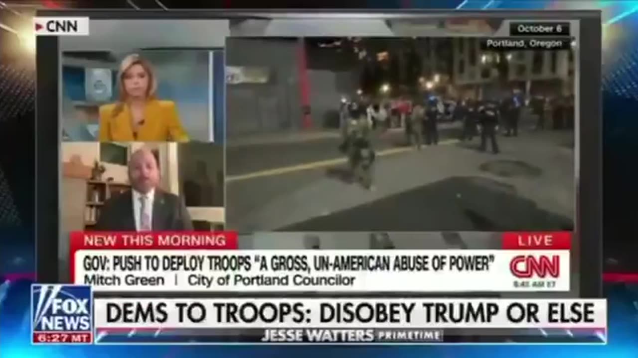 “Portland Police have become ANTIFA BOUNCERS,”