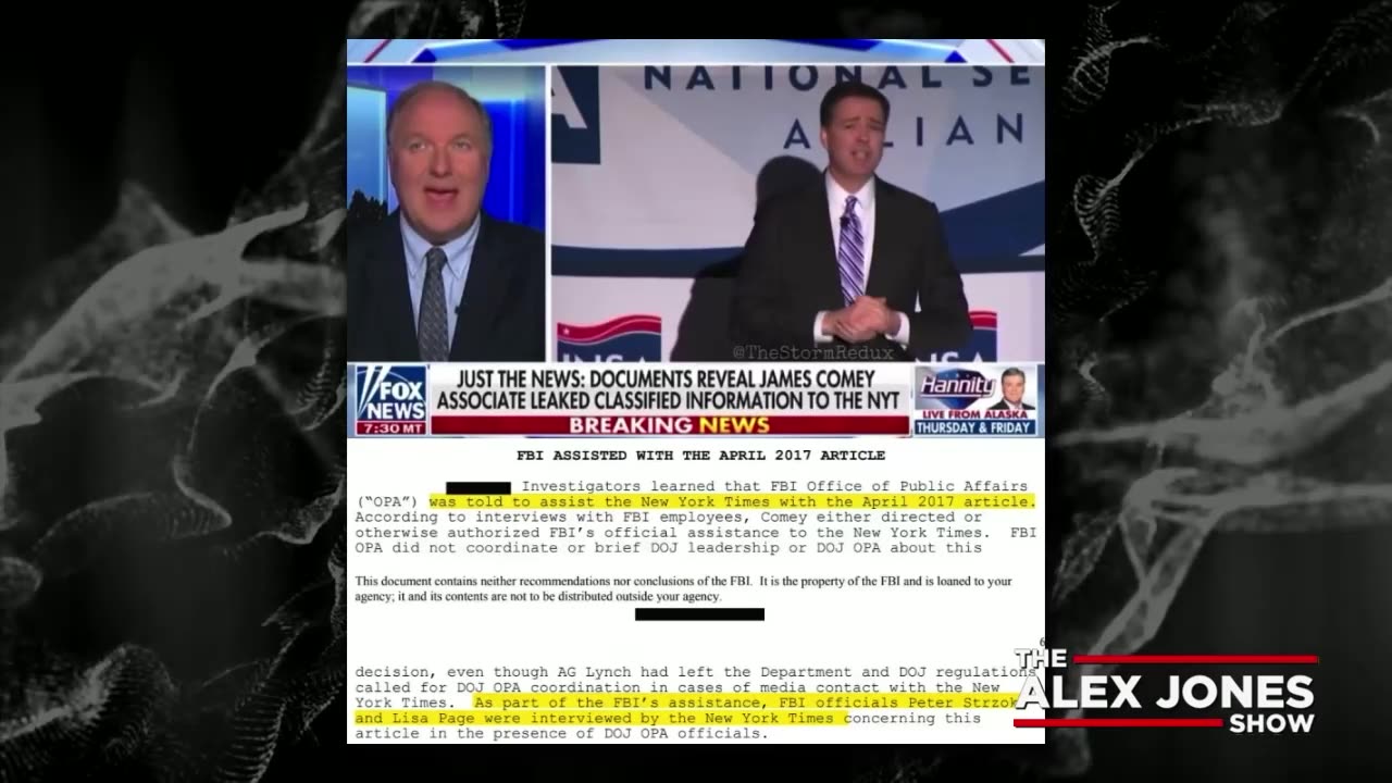 BREAKING: Deep State Criminal James Comey Ordered FBI To Leak Classified Info To NYT, “Assisted” Outlet In Creating “News” To Frame Trump As Russian Asset