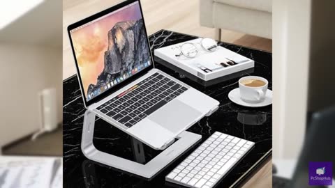 OMOTON Laptop Stand, Detachable Laptop Mount, Aluminum Laptop Holder Stand for D