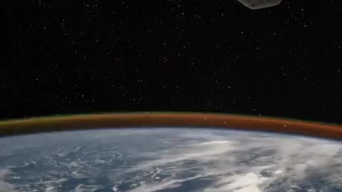 A night flight over the moonlit Earth in the International Space Station.