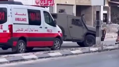 After Zionist forces shot a 13-year-old teenager, they blocked the ambulance's path