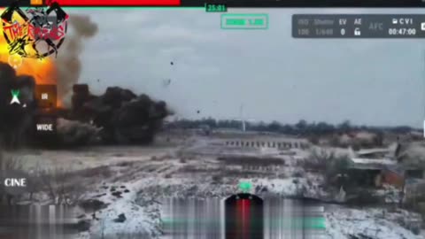 Ukrainian Drone Films Russian Glide Bomb Smashing into the Ground