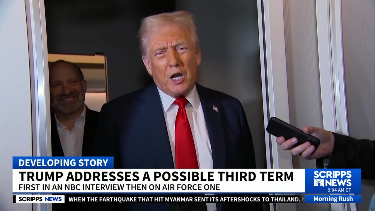 Trump 'not joking' about pursuing a potential third presidential term