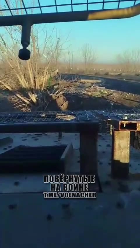 Driving along the "Road of Death" in the Kursk region