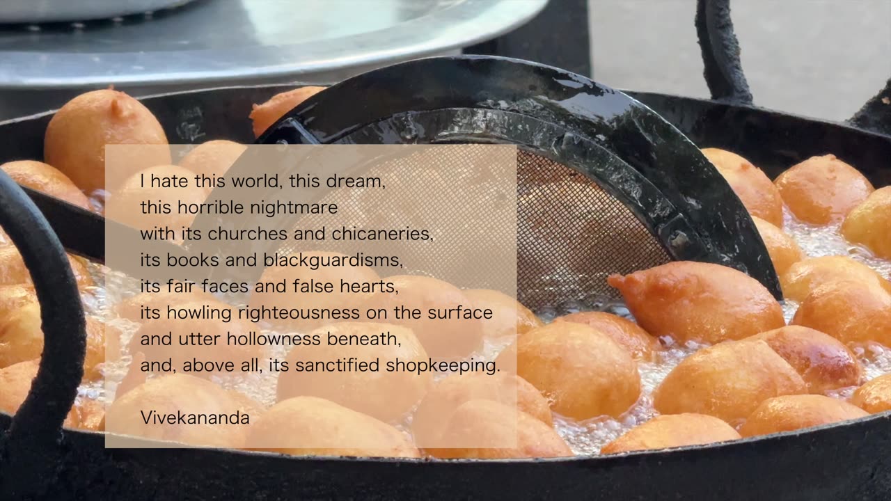 Vivekananda on the worldly part of the world