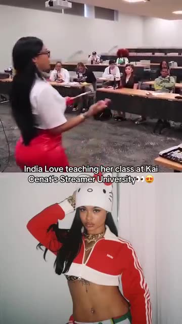India Love Teaching Her Class At Kai Cenat’s Streamer University 👀