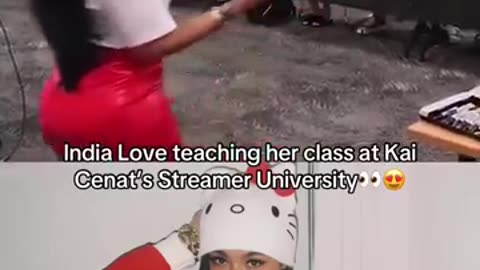 India Love Teaching Her Class At Kai Cenat’s Streamer University 👀