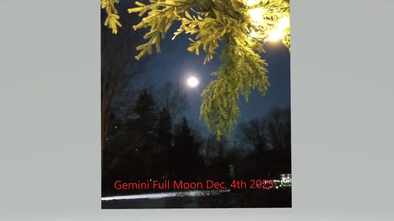 Picture of Gemini Full Moon December 2025