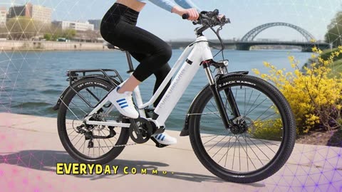 PURE UNICORN U8 Electric Bike 500W Mid Drive 48V 14Ah Battery 27.5Inch Electric Bike