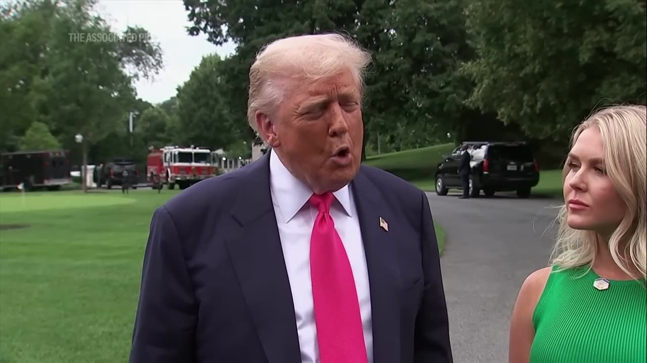 Trump asked if Pam Bondi told him his name was in the Epstein files