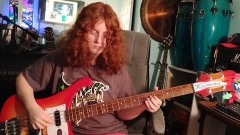 Queen Night at the Opera bass covers: #12 God Save the Queen/Queen bass play along by Cara