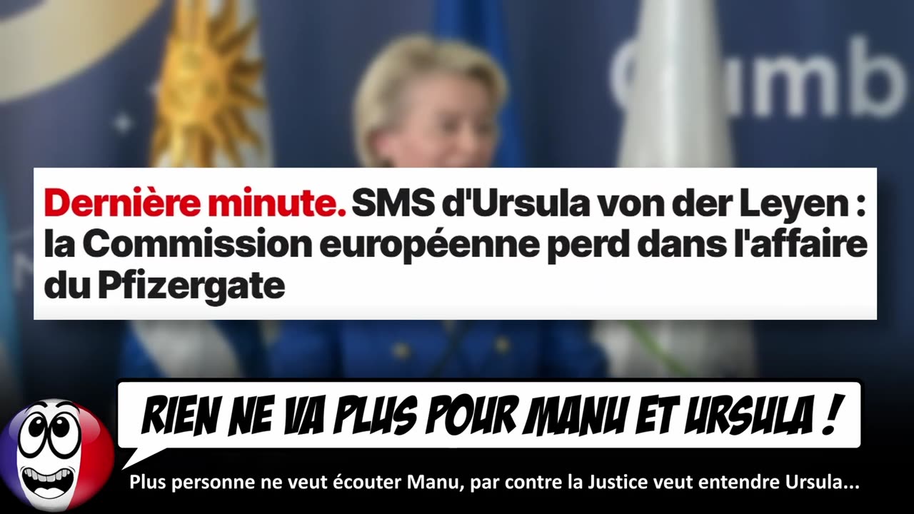 GROS FLOP pour Macron sur TF1, et Ursula L' A DANS LE BABA !