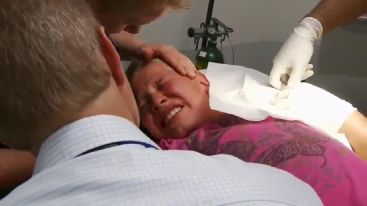 Mother holds her SON down as HE is INJECTED with PUBERTY BLOCKERS. 🏳️⚧️