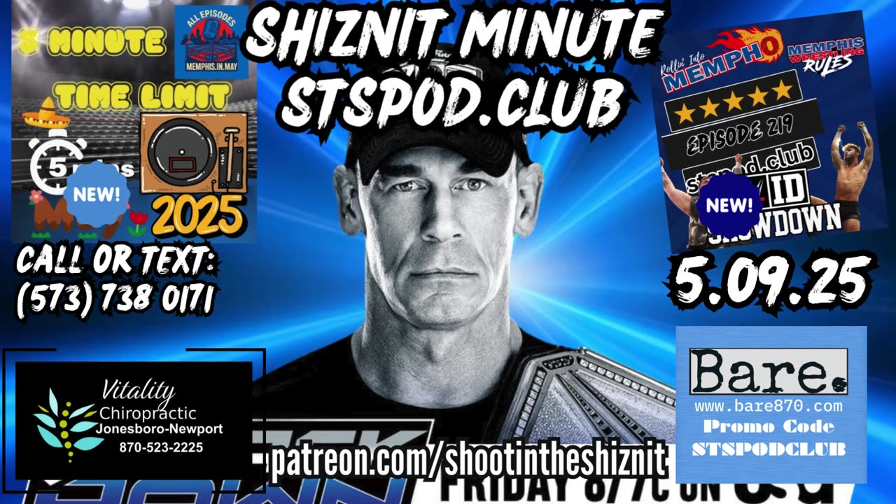 SHIZNIT MINUTE 05.09.25-BT TALKS SMACKDOWN LIVE!