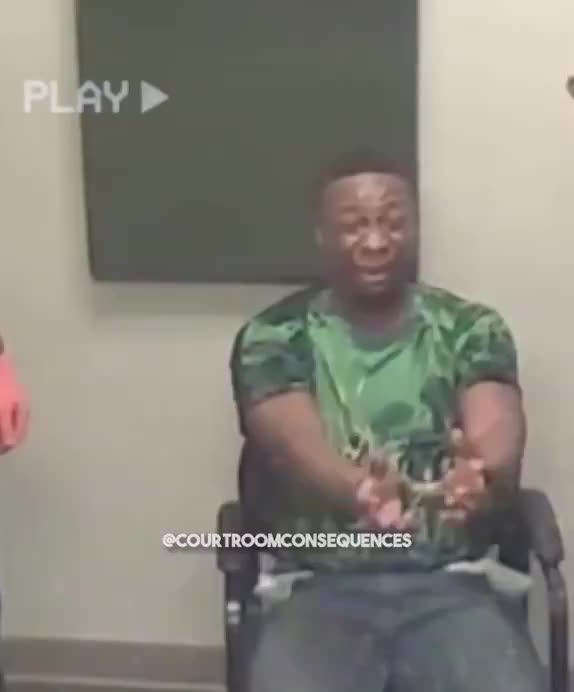 Footage shows convicted killer Tyrone Johnson in shock in police ...