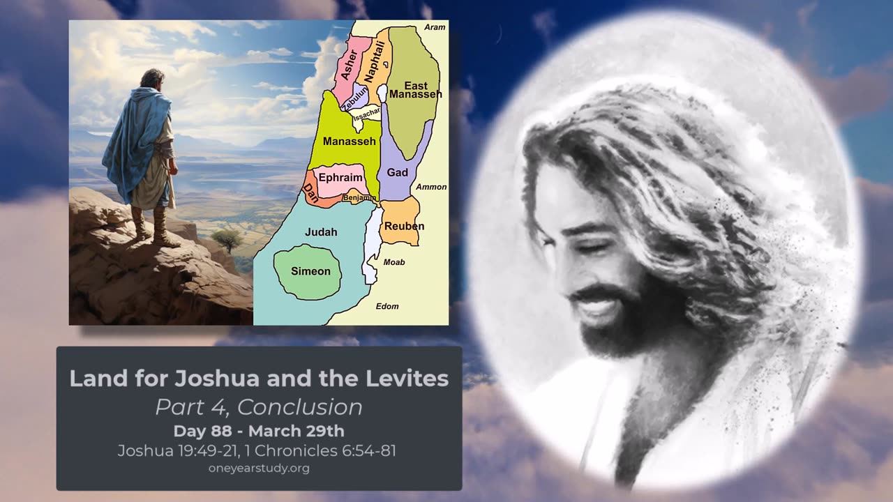 Land for Joshua and the Levites - Joshua - Day 88 - March 29th - One Year Bible