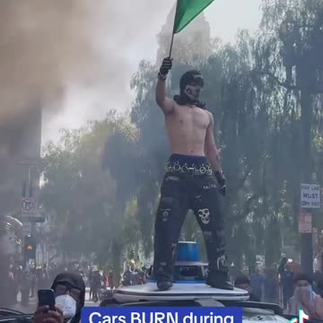 THEY SAY THIS IS PEACEFUL PROTESTING 👀😂